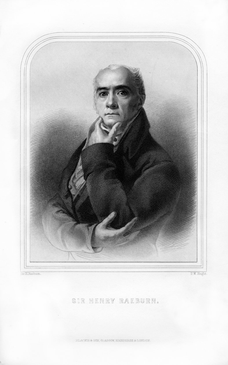 苏格兰肖像画家亨利·雷本爵士（Sir Henry Raeburn），1870年。 作者 TW骑士