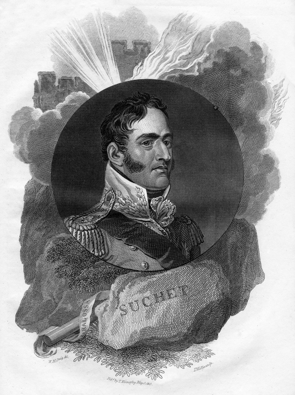 路易·加布里埃尔·苏凯（Louis Gabriel Suchet）1770-1826，1816年。 作者 瓦利斯