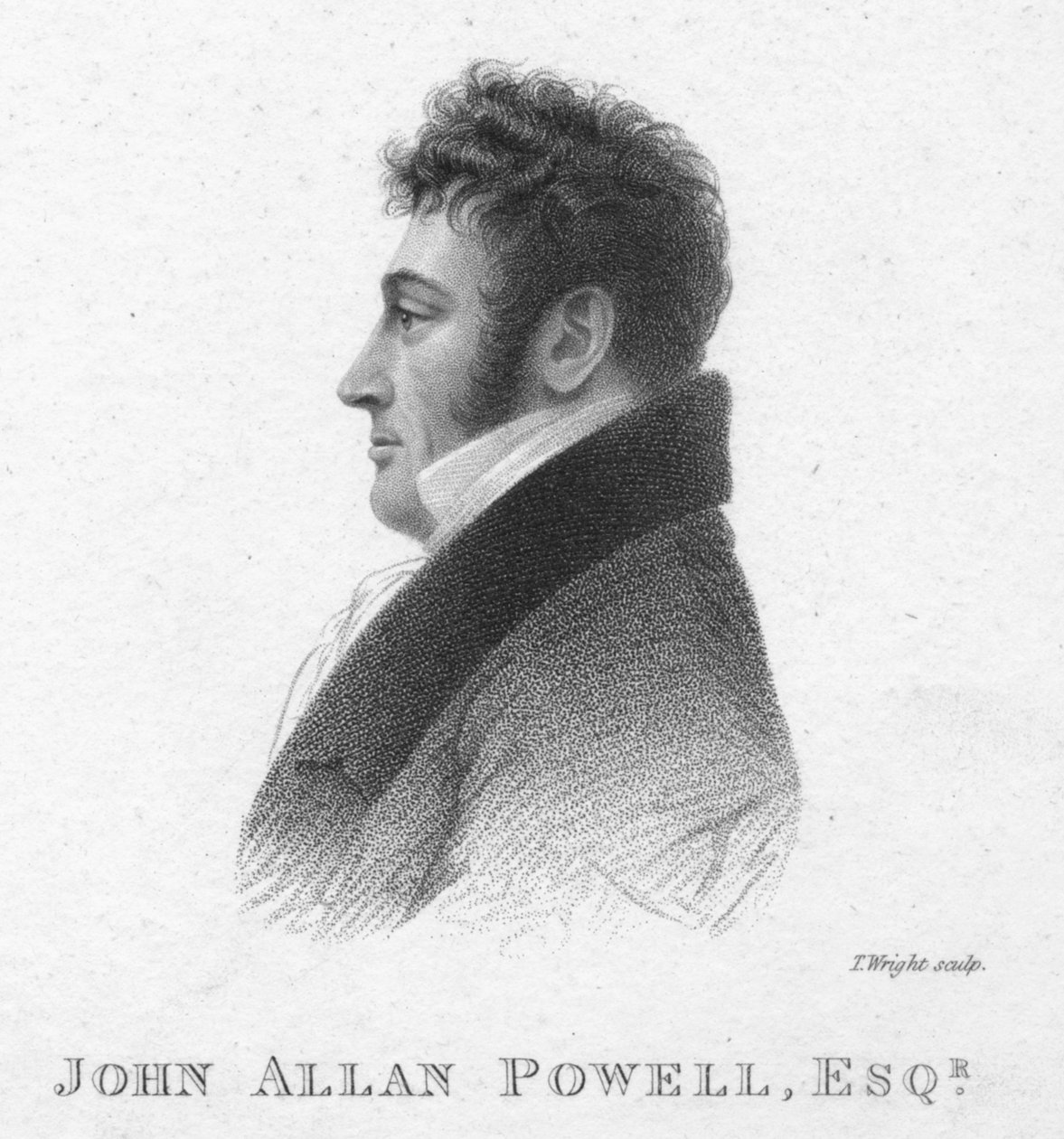 约翰·艾伦·鲍威尔（John Allan Powell），译为c1820。 作者 赖特