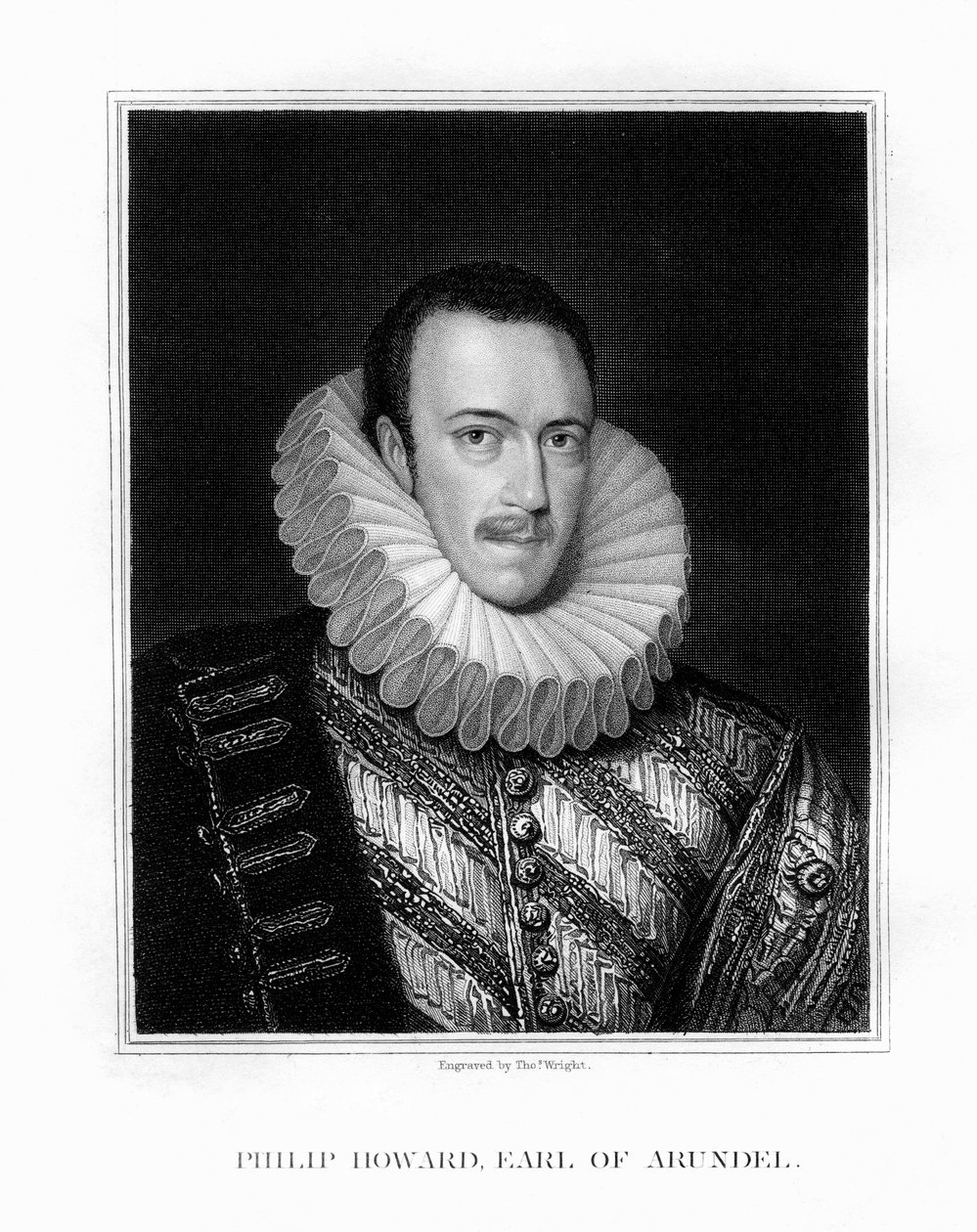 圣菲利普·霍华德，英国贵族阿伦德尔20世纪伯爵，1826年。 作者 赖特