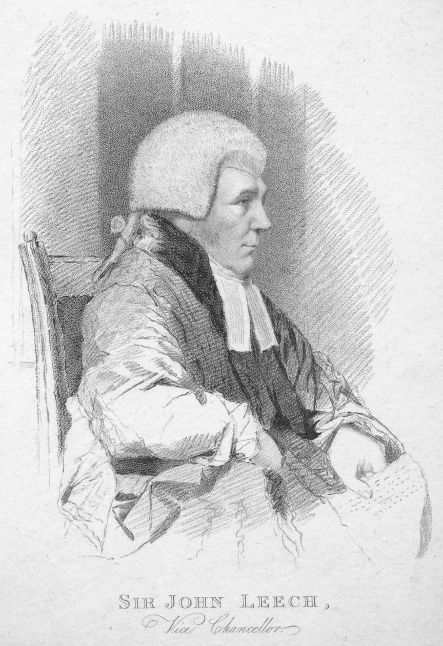 约翰·里奇爵士（John Leech），副总理，约1820年。 作者 赖特