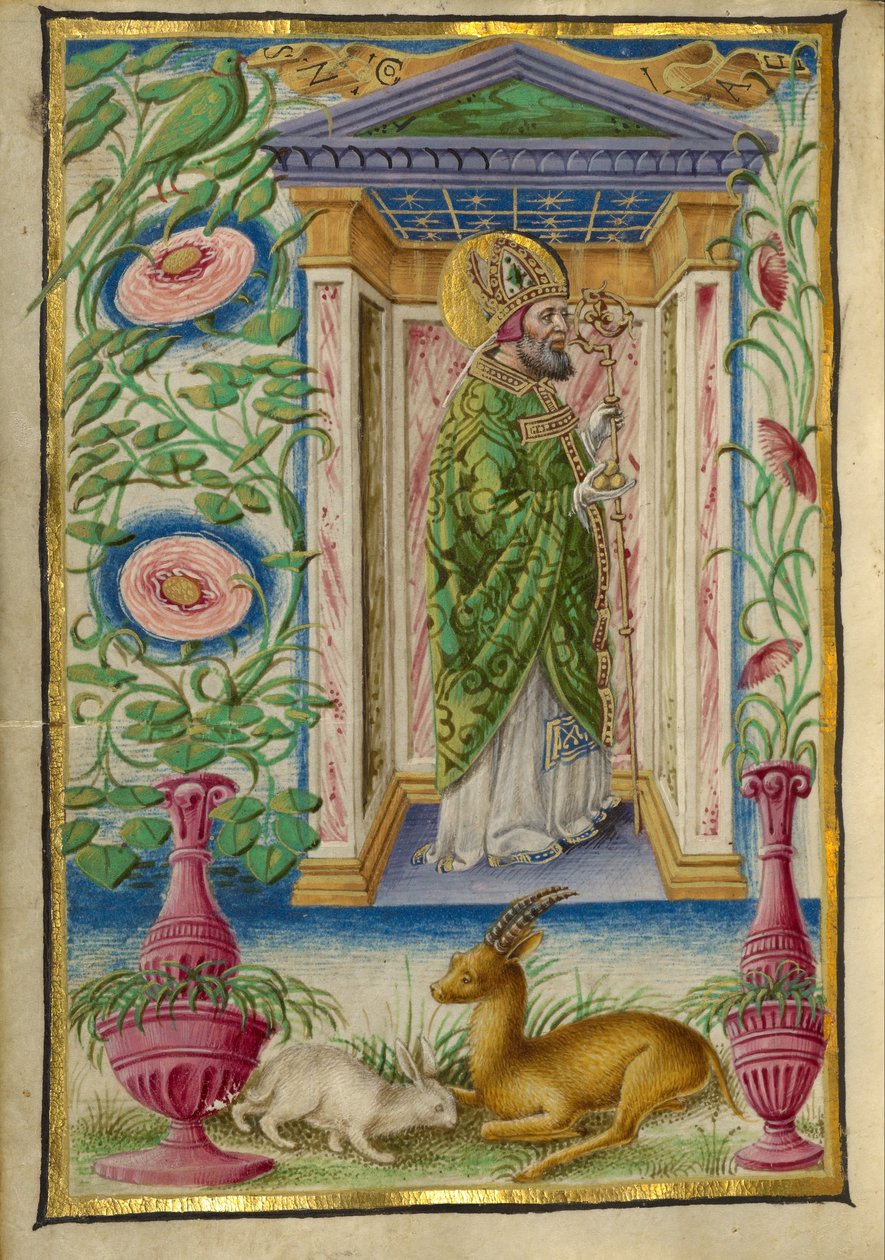 圣尼古拉斯 作者 塔迪奥·克里维利（Taddeo Crivelli）
