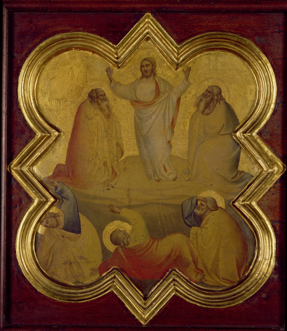 变形（面板上的温度和金箔） 作者 塔迪奥·加迪（Taddeo Gaddi）
