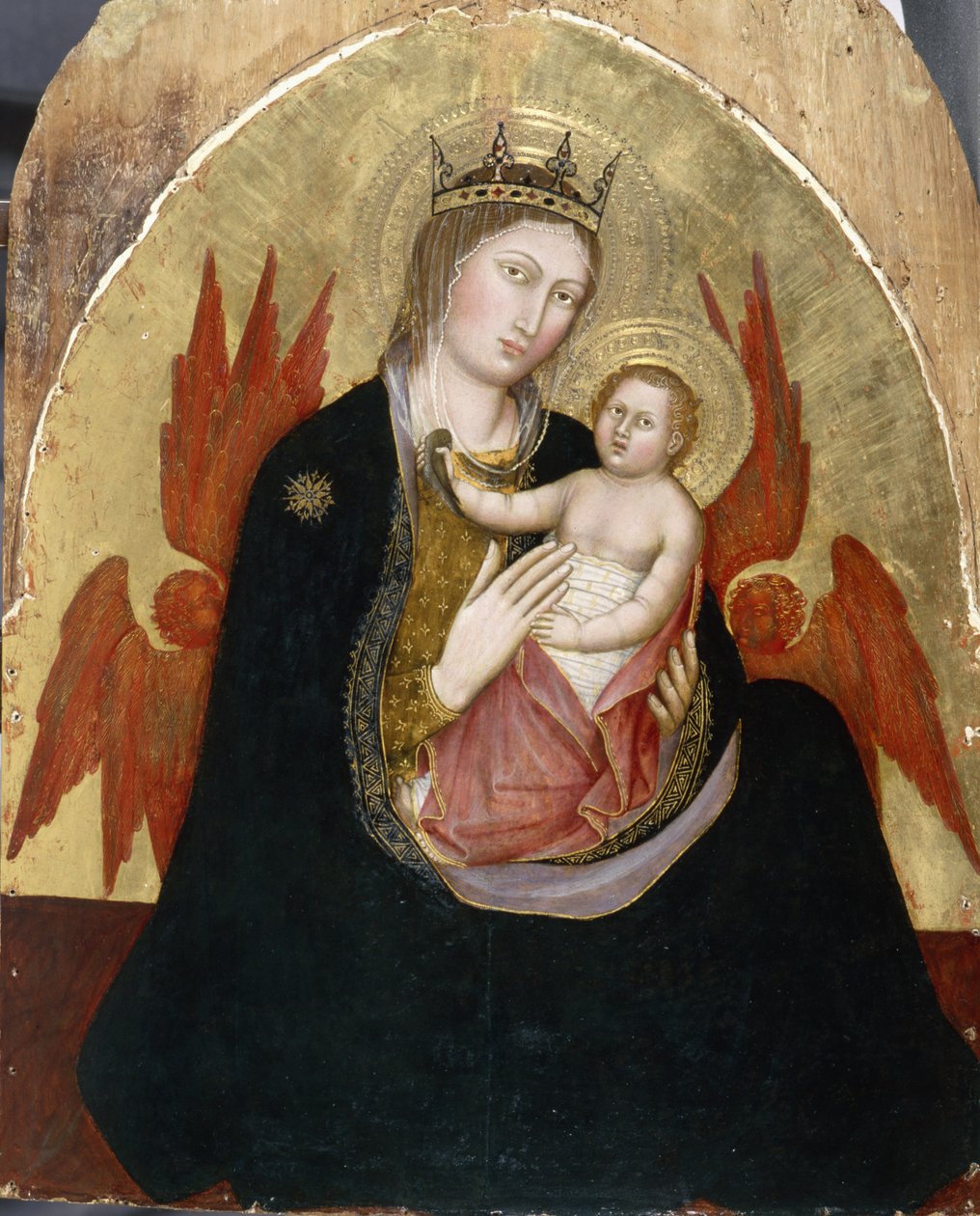 Madonna dellUmilta，c.1400（杨木上的蛋彩画） 作者 塔迪奥·迪·巴尔托洛
