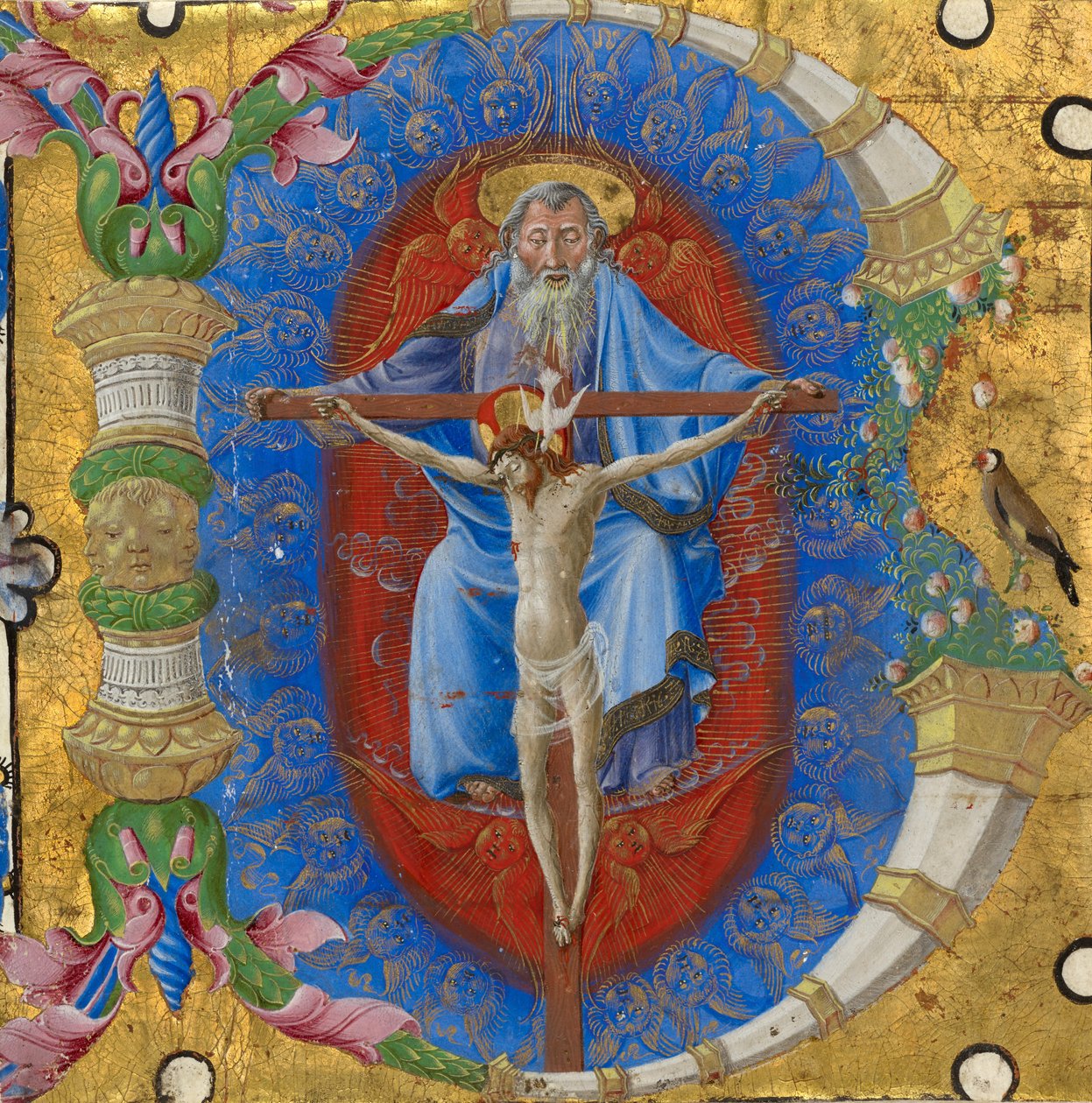 开头 B：三位一体 作者 塔迪奥·克里维利（Taddeo Crivelli）