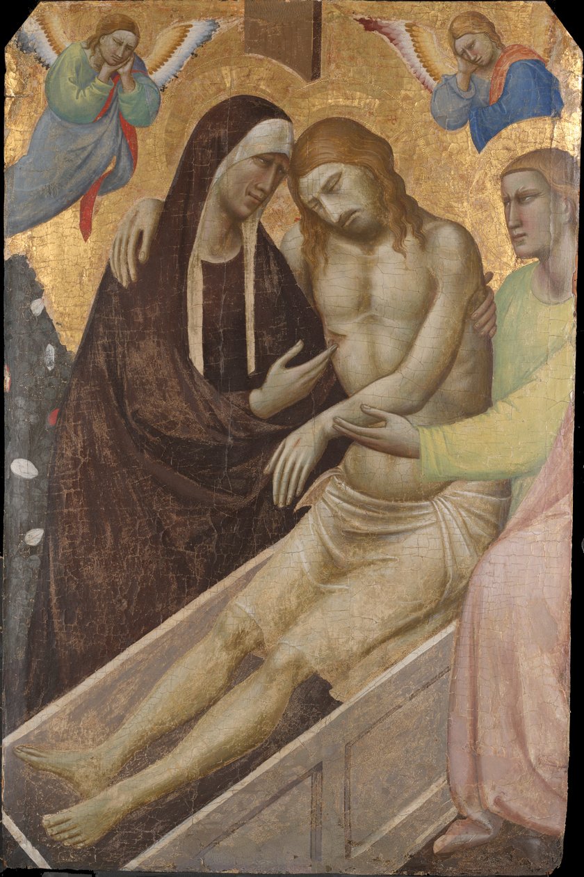 哀悼死去的基督 作者 塔迪奥·加迪（Taddeo Gaddi）