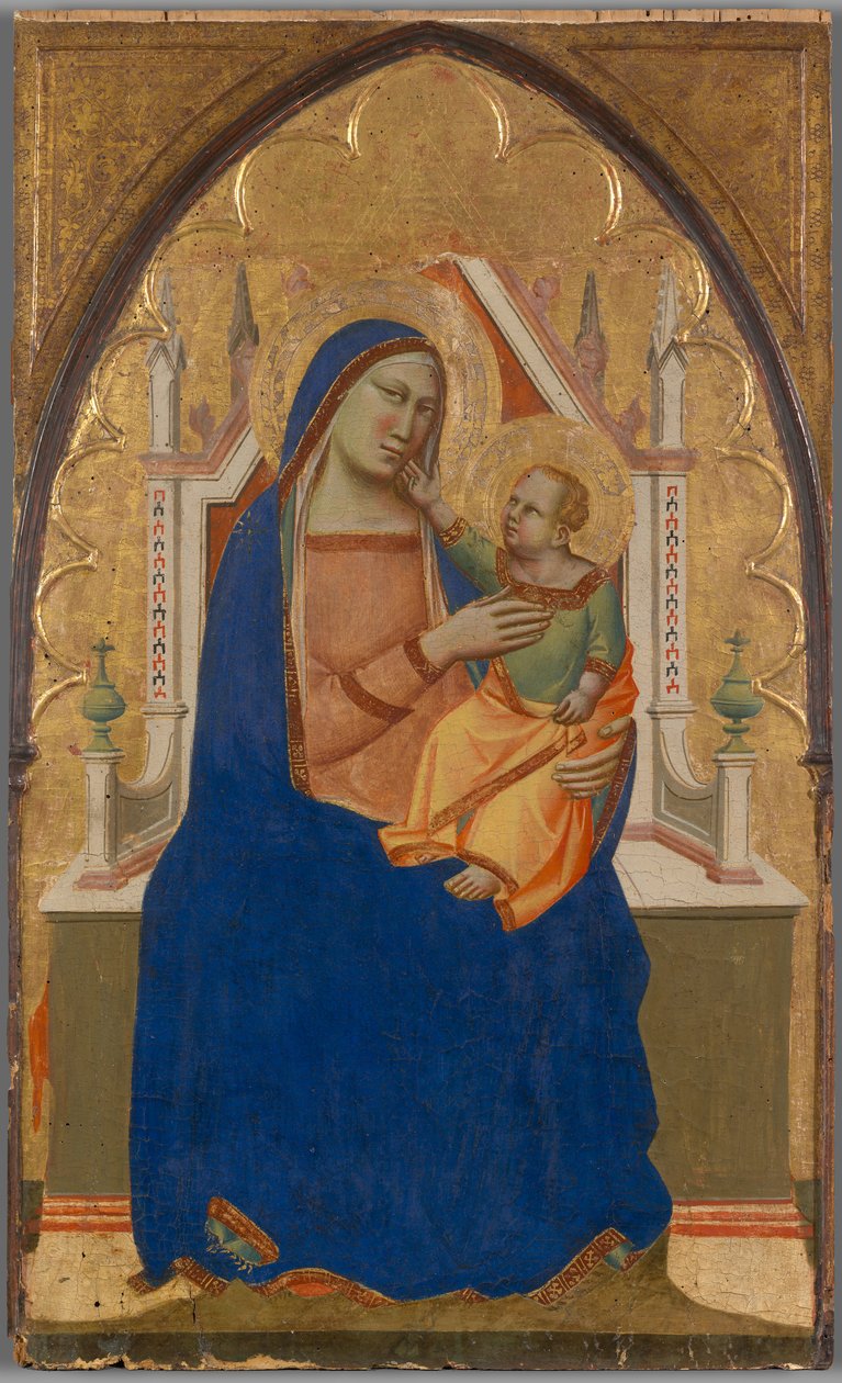 圣母和圣婴 作者 塔迪奥·加迪（Taddeo Gaddi）