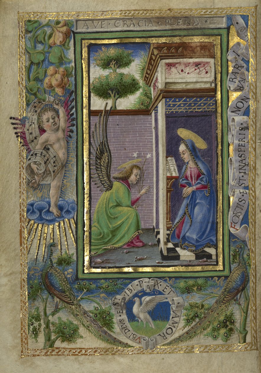 Gualenghi-d&39;Este Hours 作者 塔迪奥（Taddeo）和吉拉尔迪（Giraldi Guglielmo）（fl.1455-89）克里维利（Crivelli）