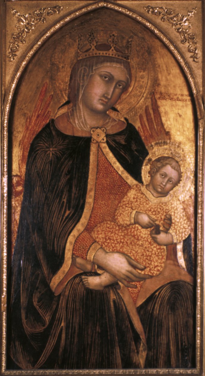 麦当娜和儿童（Madonna and Child），14世纪末15世纪 作者 塔迪奥·迪·巴尔托洛