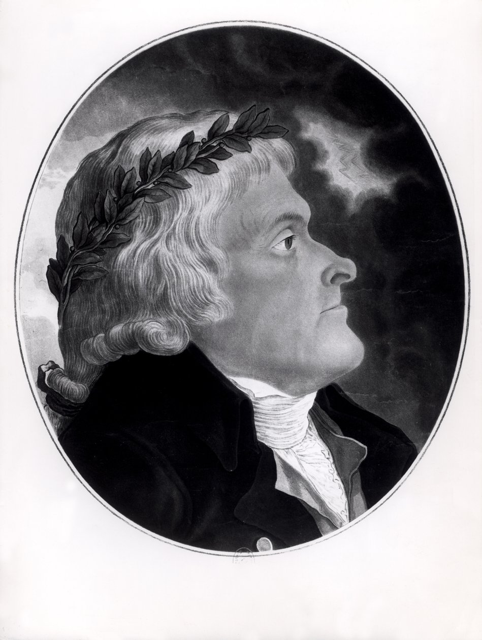 托马斯·杰斐逊，由Michel Sokolnicki（1760-1816）镌刻 作者 塔德乌斯·科斯修斯科（Tadeusz Kosciuszko）