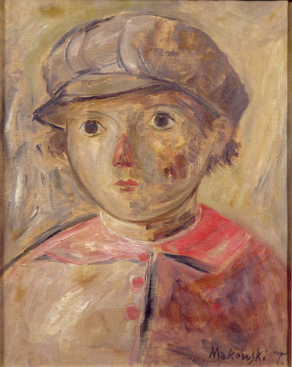 一个小男孩，c.1925-32 作者 塔德乌斯·马科夫斯基（Tadeusz Makowski）