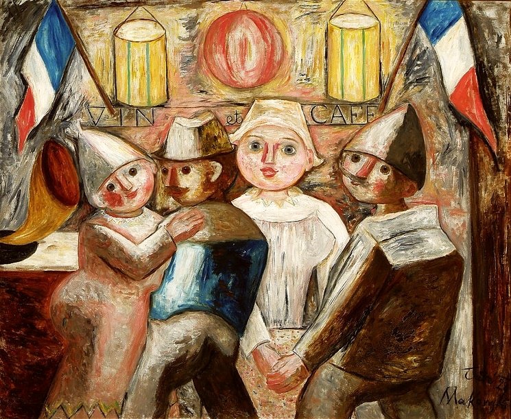7月14日在该国。 作者 塔德乌斯·马科夫斯基（Tadeusz Makowski）