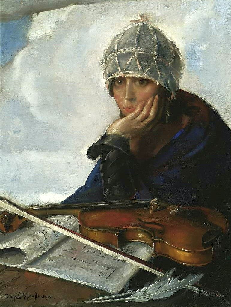 忧郁症。 作者 塔德乌斯·普鲁斯科夫斯基（Tadeusz Pruszkowski）