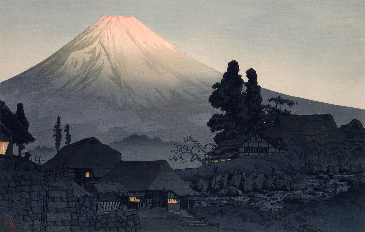 从水洼看富士山 作者 高桥弘明
