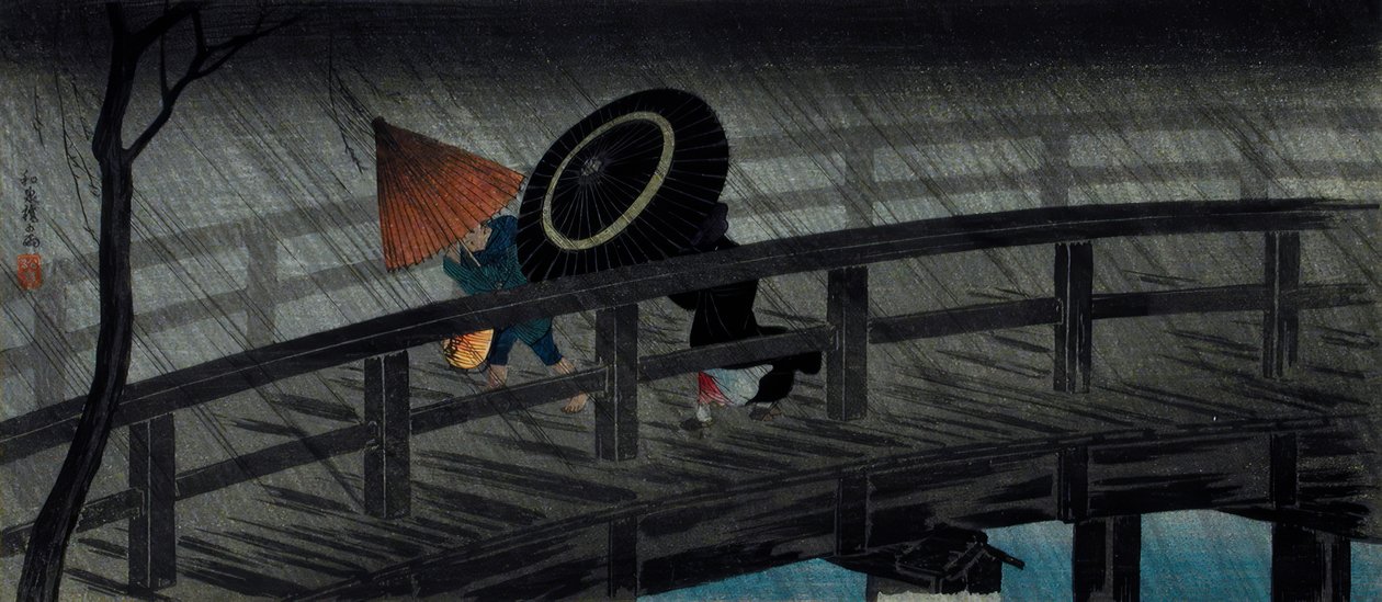 Regen auf der Izumi-Brücke 作者 高桥弘明