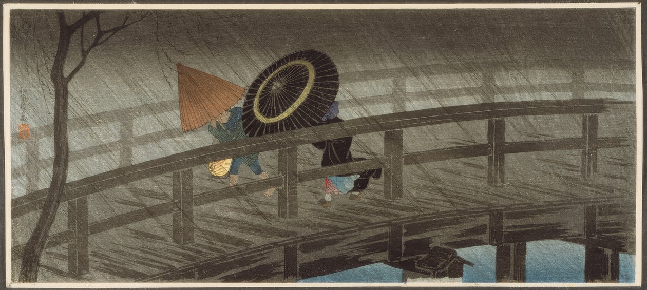Regen auf der Izumi-Brücke 作者 高桥弘明