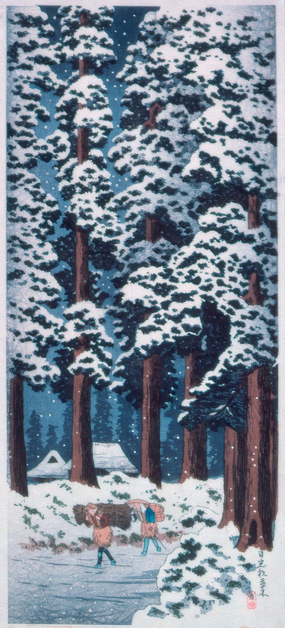 Von Zedern gesäumte Straße bei Nikko 作者 高桥弘明