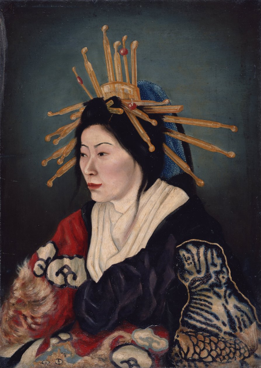 美女（歌妓） 作者 高桥悠一