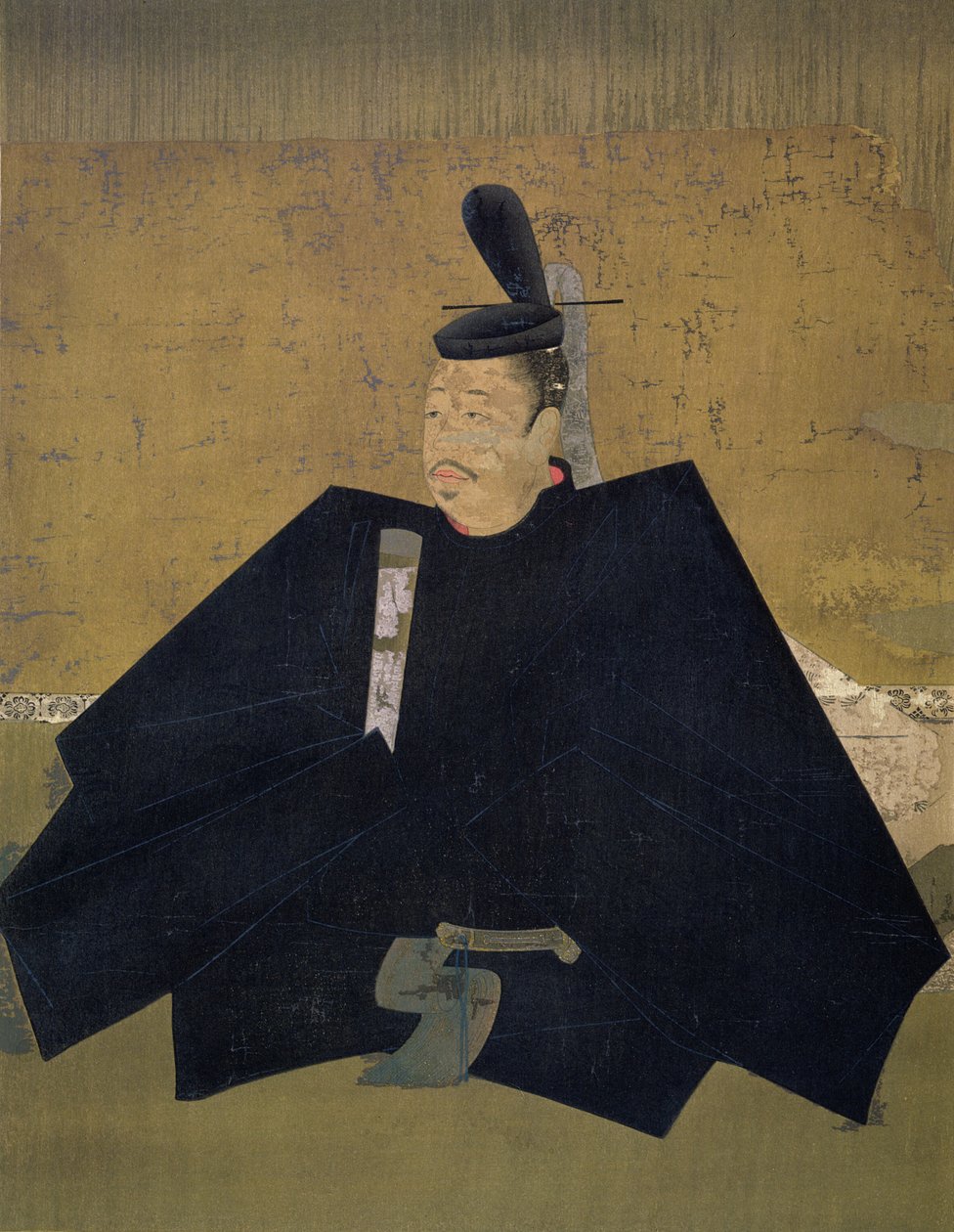 Taira no Shigemori，插图于Kokka杂志，1903年11月（colout litho） 作者 藤原隆信