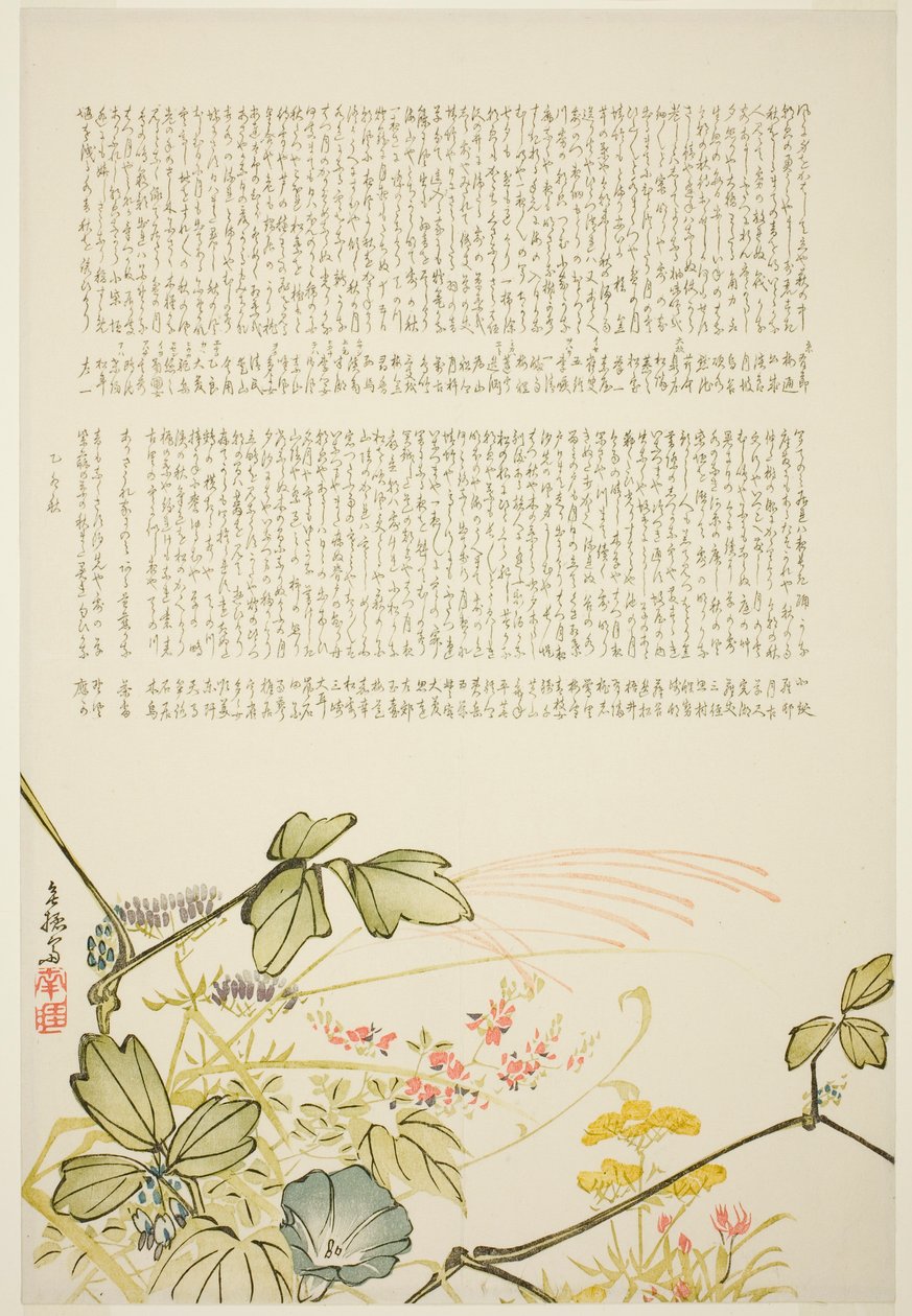 秋草 作者 田中南井