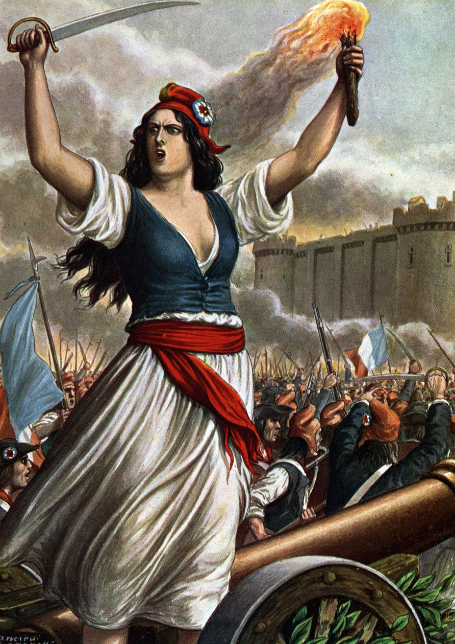 revolution francaise de 1789: la prise de la Bastille on July 14 作者 坦克雷迪·斯卡佩利