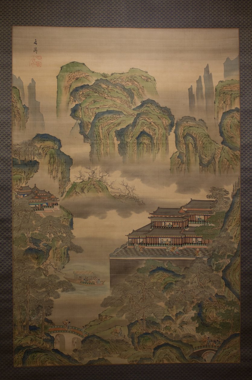 宫廷风景，19世纪初。 作者 塔尼文乔