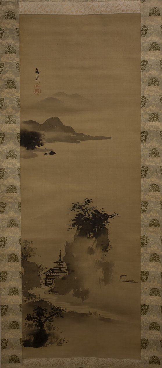 有瀑布的河流峡谷。 作者 塔尼文乔
