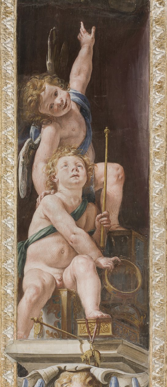 Lesene与putti，1629年 作者 瓦拉洛之舞