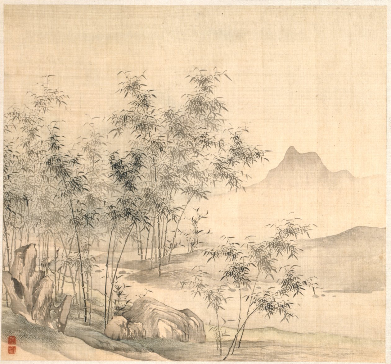 竹林孤鹤 作者 陶宏