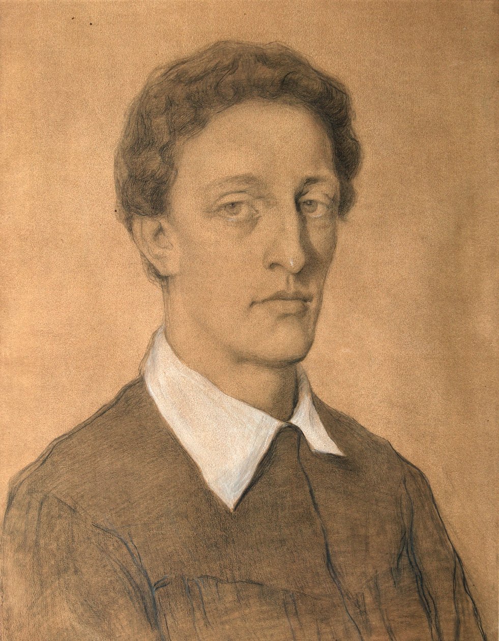 诗人亚历山大-布洛克的肖像》，1880-1921年，1906年。   作者 塔季扬娜·尼古拉耶芙娜·吉皮乌斯
