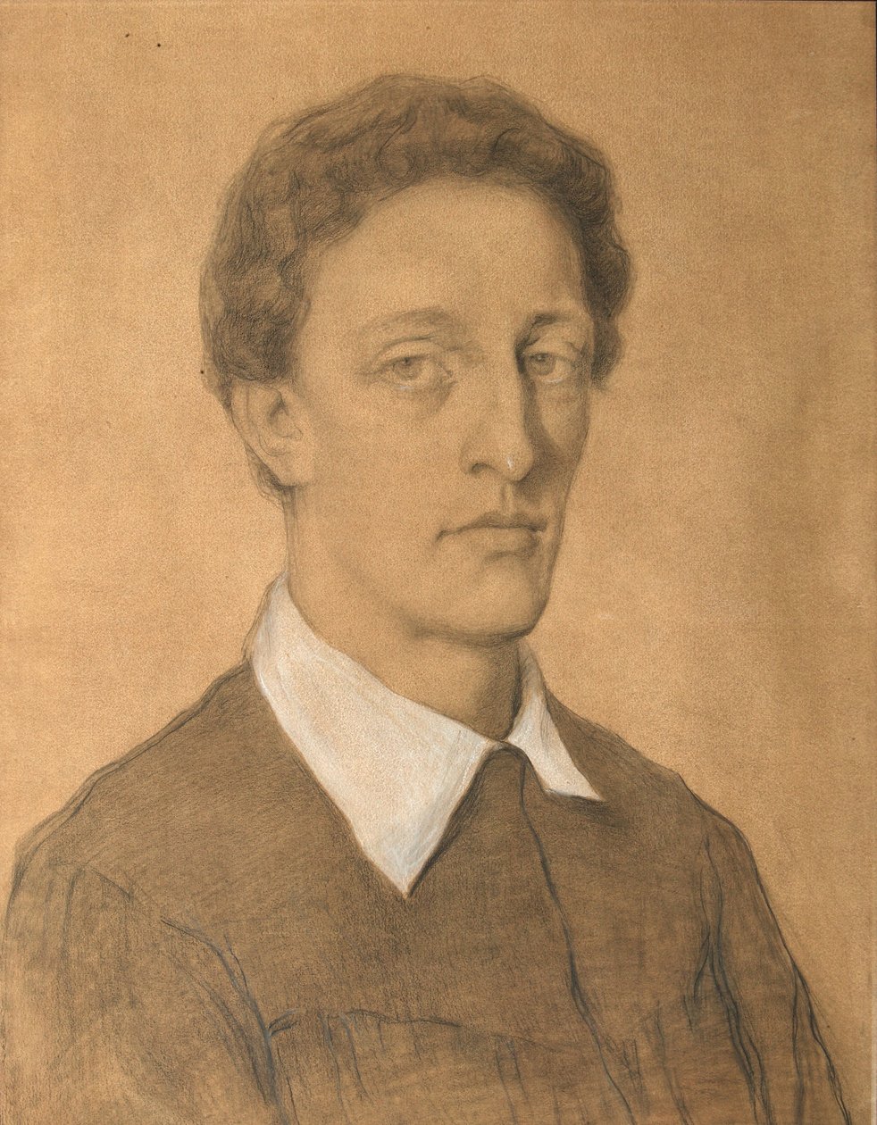 诗人亚历山大-布洛克的画像 1880-1921年，1906年 作者 塔季扬娜·尼古拉耶芙娜·吉皮乌斯