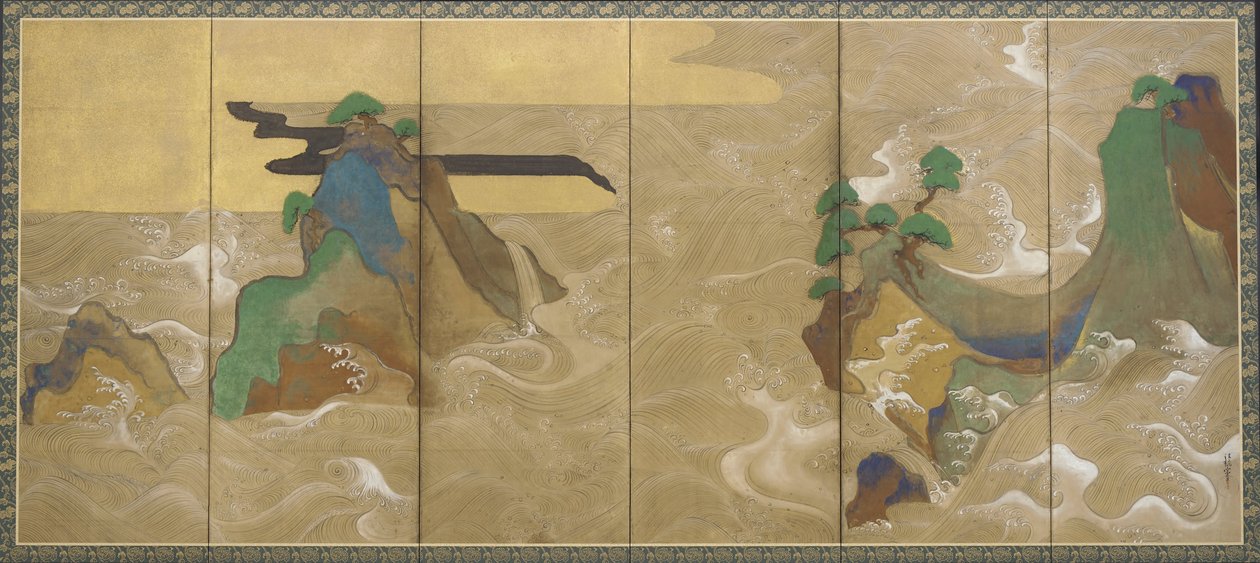 松岛的波浪 作者 田原谷宗达