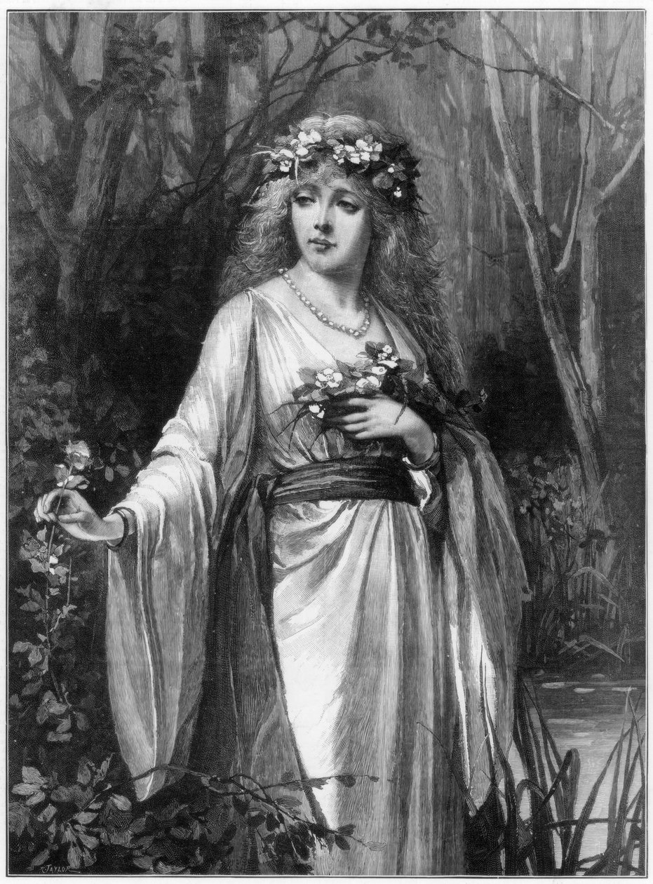 奥菲里亚（Ophelia），1892年 作者 泰勒