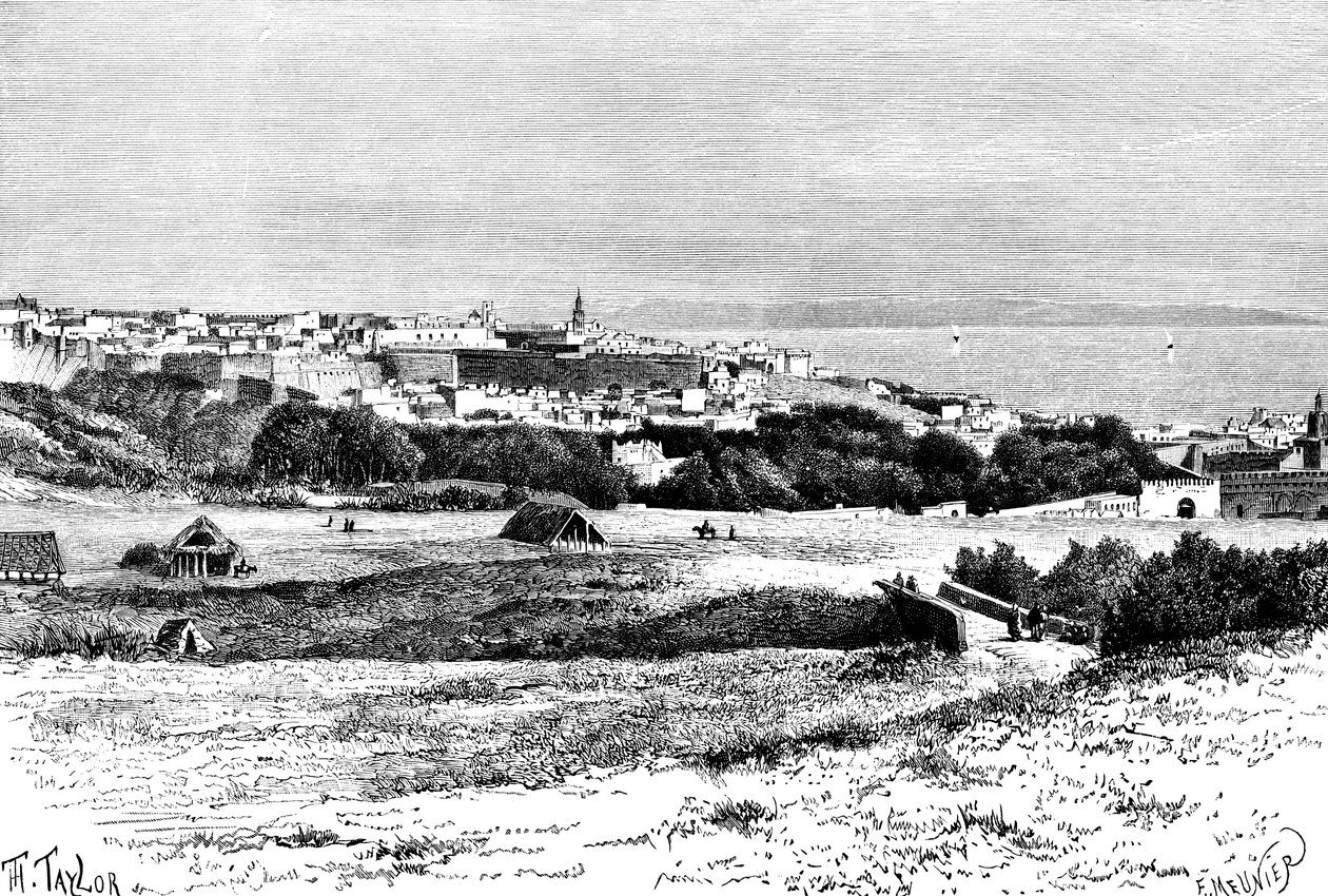 摩洛哥丹吉尔，1895年。 作者 泰勒