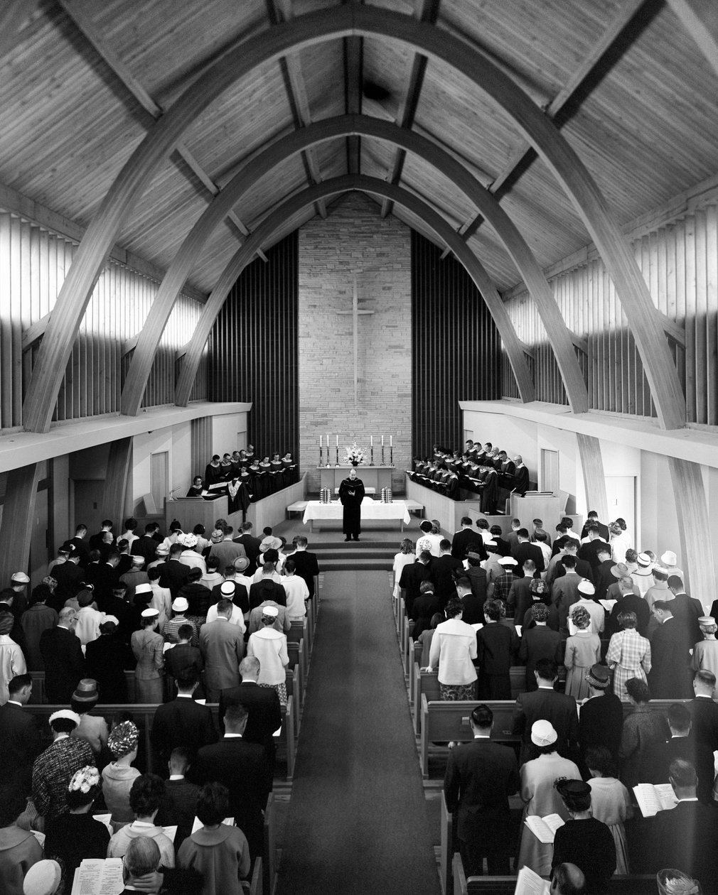 牧师在 First Congregational Churc... 作者 特德·斯皮格尔