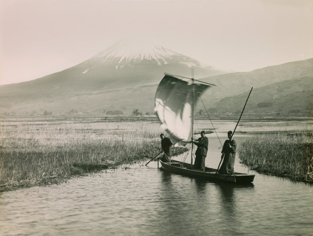 从东海道眺望富士山，约 1900 - 1915 年（照片） 作者 