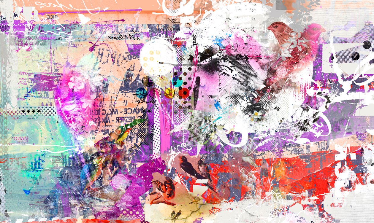 一把与众不同的钥匙，2016（布面拼贴画） 作者 泰斯·阿尔伯斯