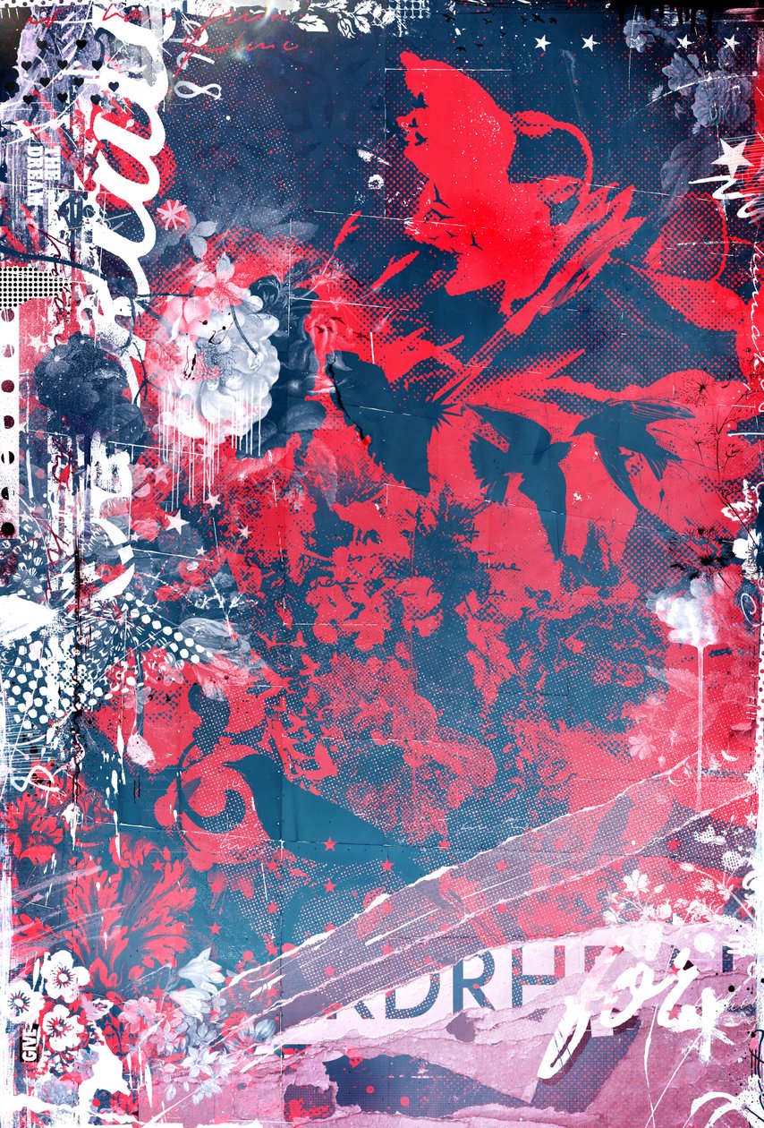 超越休闲，2015（画布拼贴） 作者 泰斯·阿尔伯斯