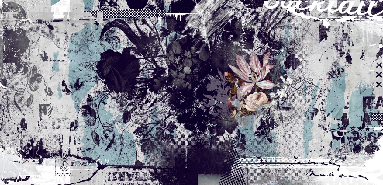 大事有小开端，2015（布面拼贴画） 作者 泰斯·阿尔伯斯
