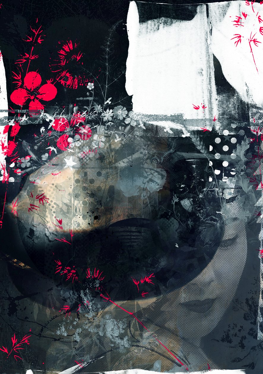 中国喜悦》，2015 年（布面混合媒介） 作者 泰斯·阿尔伯斯