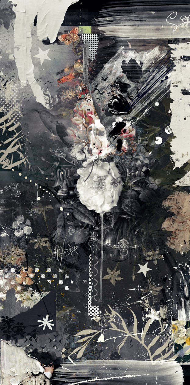 花滴》，2014 年（混合媒介画布） 作者 泰斯·阿尔伯斯