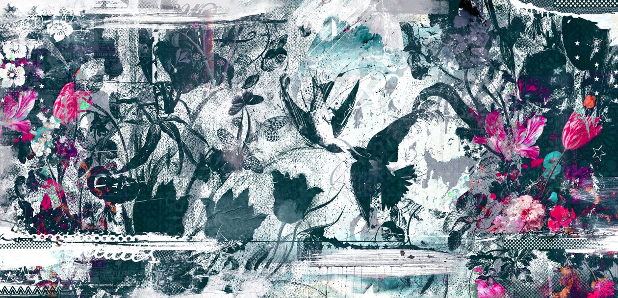 螺旋，2017（布面拼贴） 作者 泰斯·阿尔伯斯