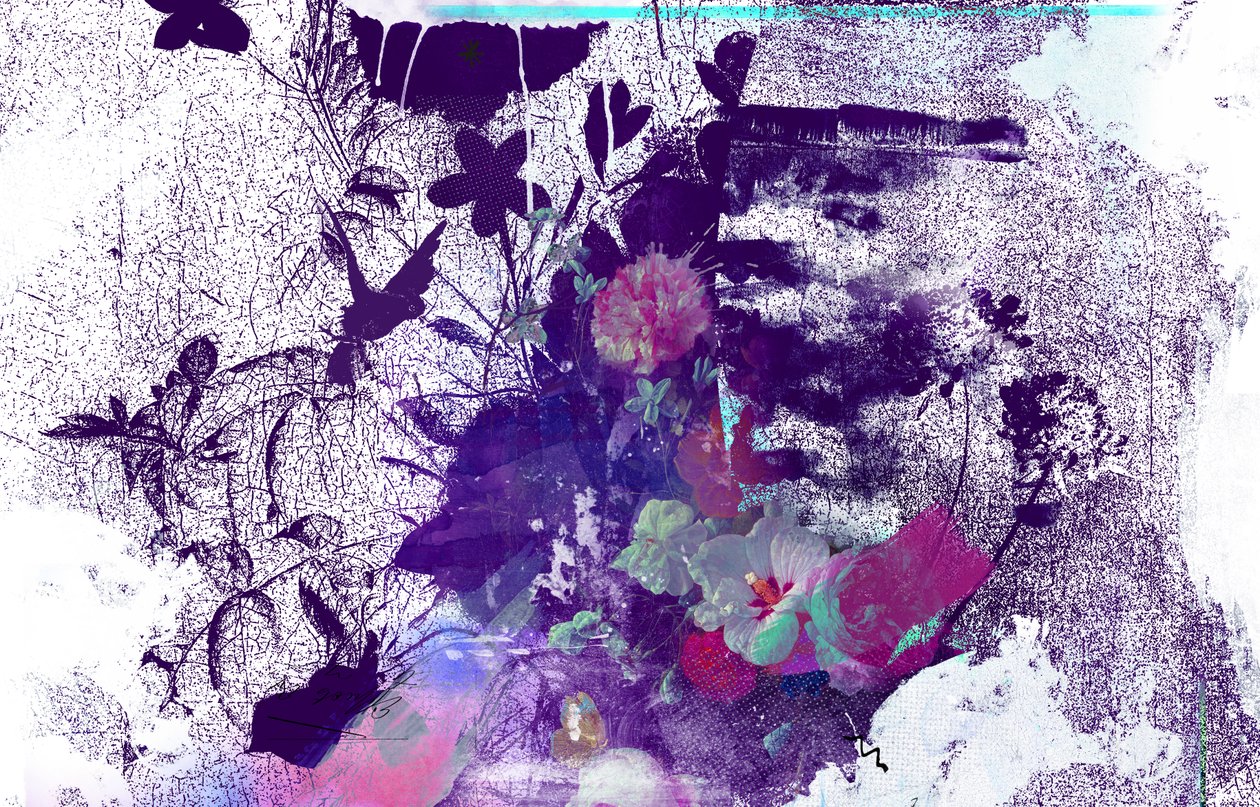 树脉，2016（布面混合媒介） 作者 泰斯·阿尔伯斯
