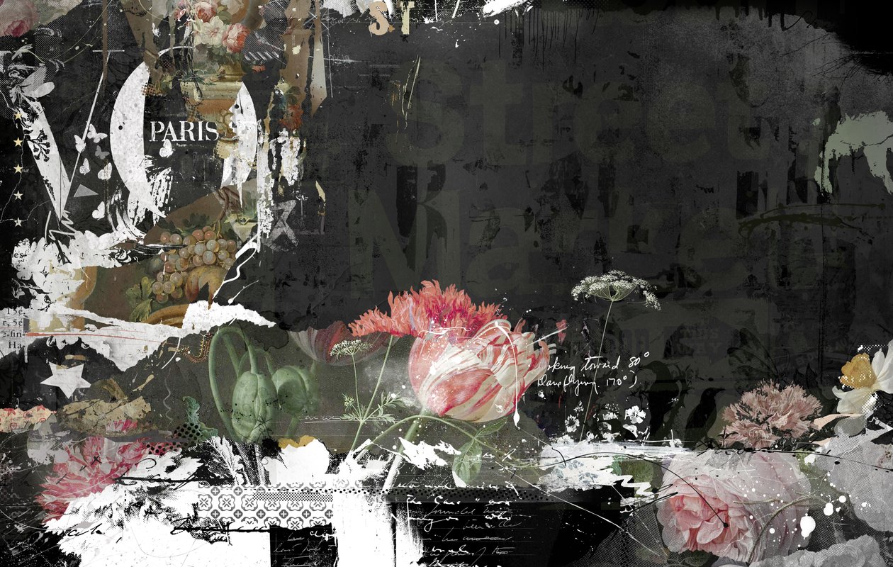 Vogued，2015（布面拼贴画） 作者 泰斯·阿尔伯斯