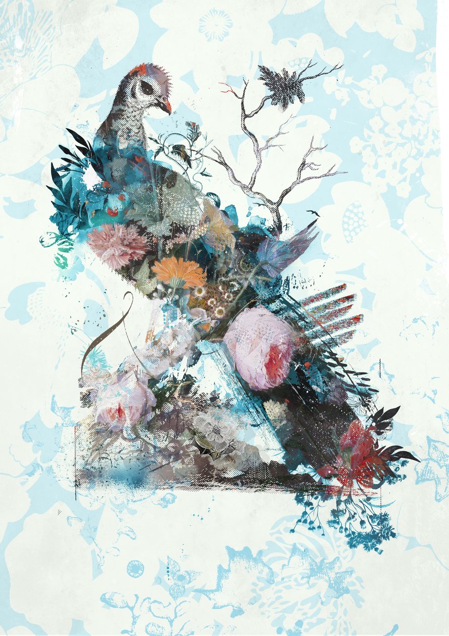 野性重塑》，2018 年（布面混合媒介） 作者 泰斯·阿尔伯斯