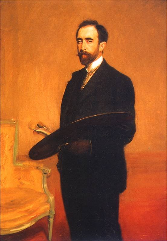 自画像 作者 特奥多（Teodor Axentowicz）