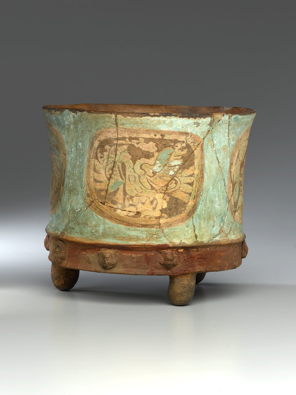 三脚架罐子，c.800（粘土）（另见278901和278903-278904） 作者 特奥蒂瓦坎