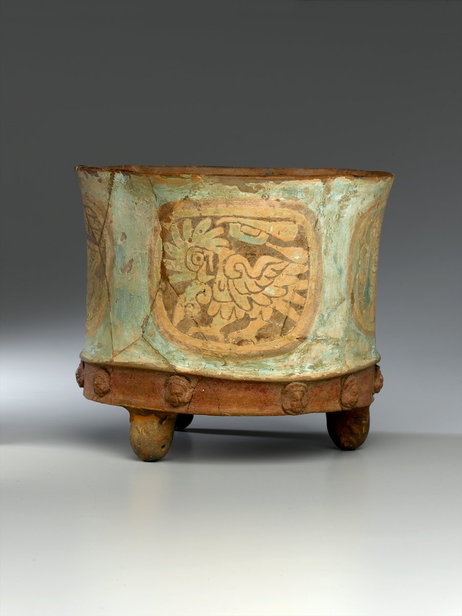 三脚架罐子，c.800（粘土）（另见278901-278903） 作者 特奥蒂瓦坎