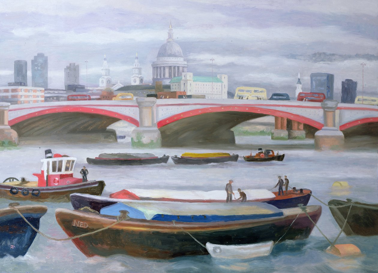 Blackfriars的繁忙场面，2005年 作者 特里秤