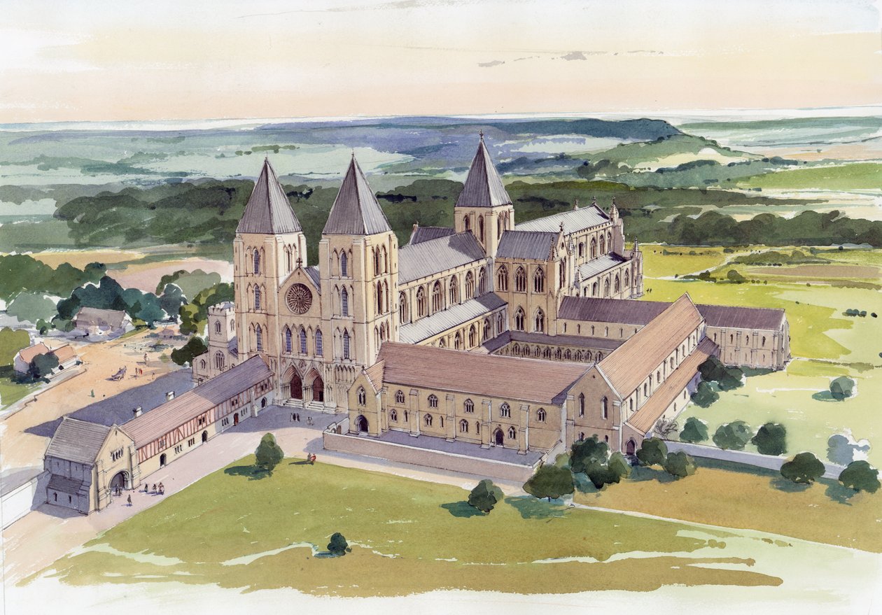 Gisborough Priory, Redcar and Cleveland, 约15世纪初 c1995-c2005.   作者 特里球
